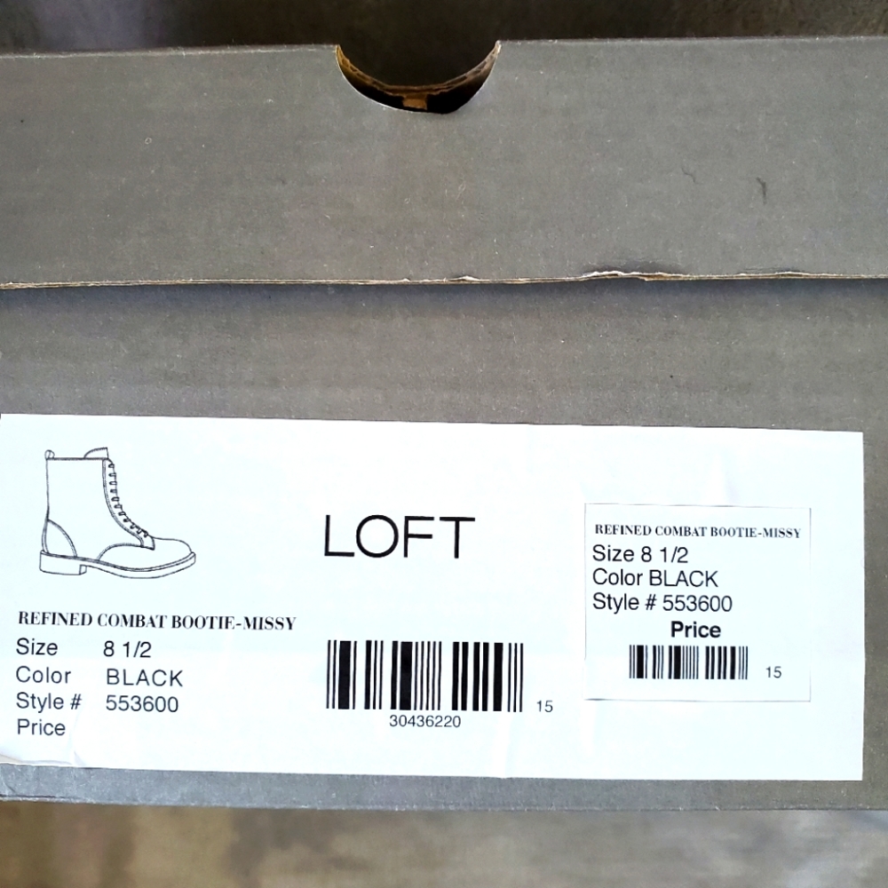 Boots combat bootie-Missy Black